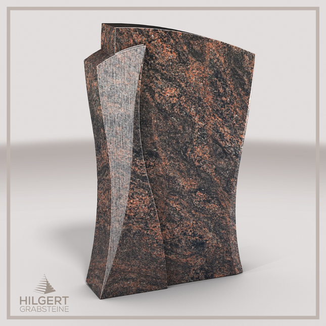 HO-LI-D212 | Hilgert Grabsteine | Stehender Grabstein aus Granit | auch als Urnengrabstein