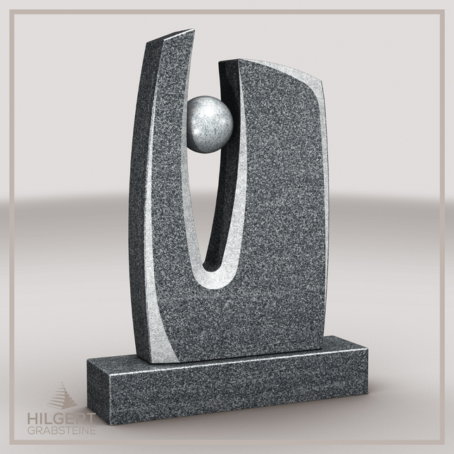 HO-LI-C106 | Hilgert Grabsteine | Stehender Grabstein aus Granit | auch als Urnengrabstein
