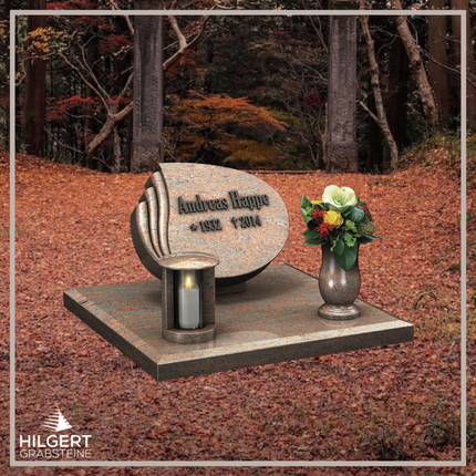 LI-LI-D117 | Hilgert Grabsteine | Liegender Grabstein | Granit
