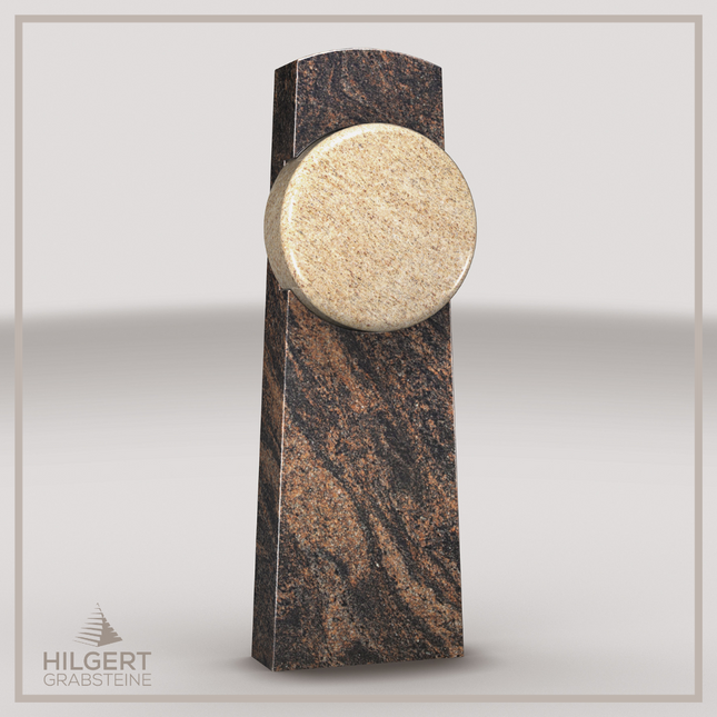 HO-LI-A026 | Hilgert Grabsteine | Stehender Grabstein aus Granit | auch als Urnengrabstein