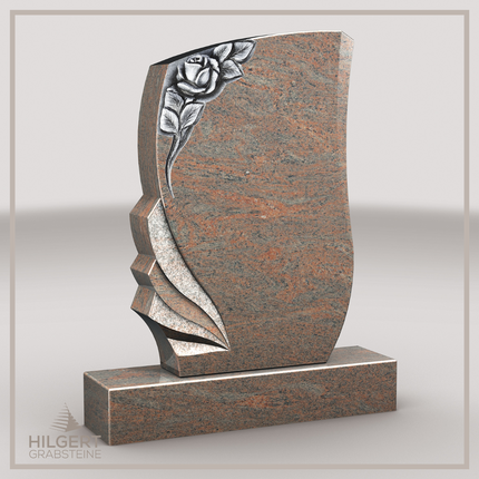 HO-LI-C108 | Hilgert Grabsteine | Stehender Grabstein aus Granit | auch als Urnengrabstein