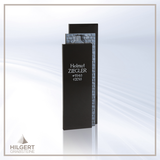 HO-HA-647 | Hilgert Grabsteine | Stehender Grabstein aus Naturstein