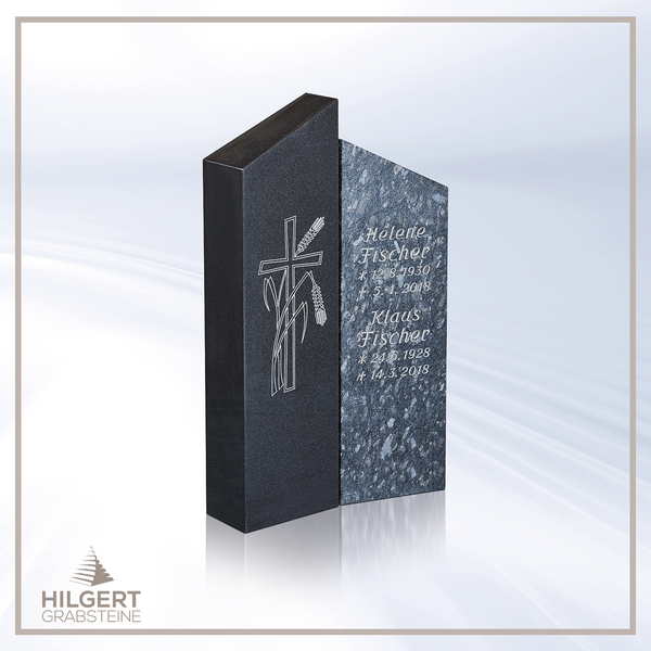 HO-HA-657 | Hilgert Grabsteine | Stehender Grabstein aus Naturstein
