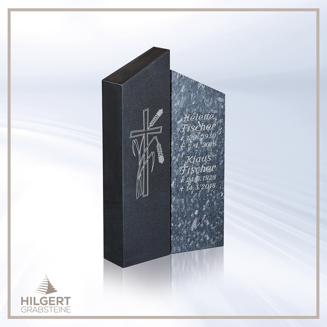 HO-HA-657 | Hilgert Grabsteine | Stehender Grabstein aus Naturstein