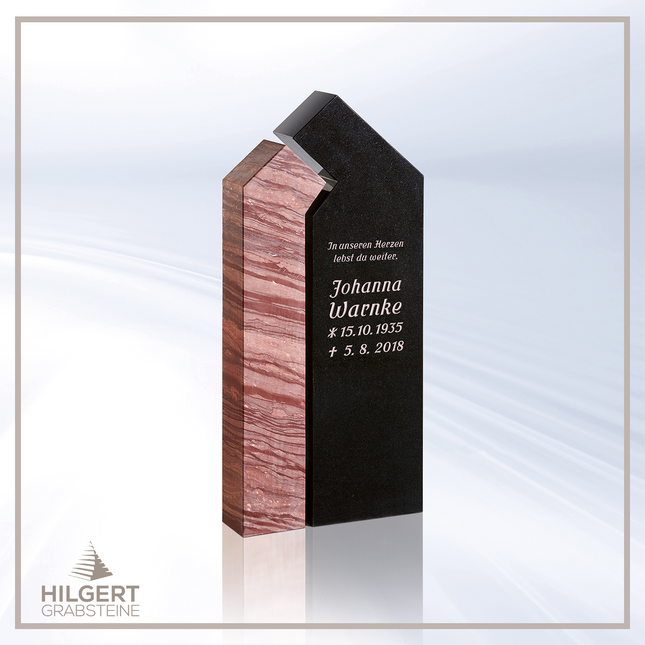 HO-HA-669 | Hilgert Grabsteine | Stehender Grabstein aus Naturstein