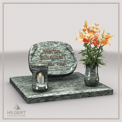 LI-LI-D131 | Hilgert Grabsteine | Liegender Grabstein | Granit