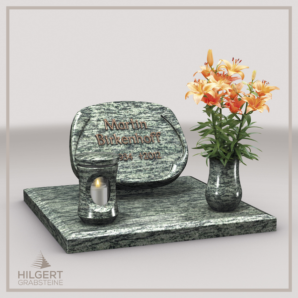 LI-LI-D131 | Hilgert Grabsteine | Liegender Grabstein | Granit