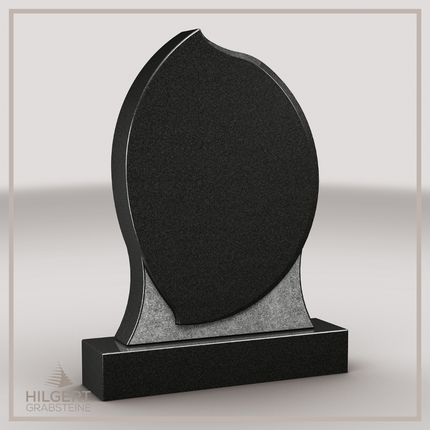 HO-LI-C044 | Hilgert Grabsteine | Stehender Grabstein aus Granit | auch als Urnengrabstein