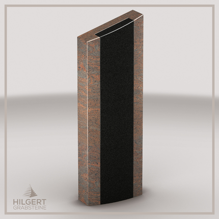 HO-LI-C110 | Hilgert Grabsteine | Stehender Grabstein aus Granit | auch als Urnengrabstein