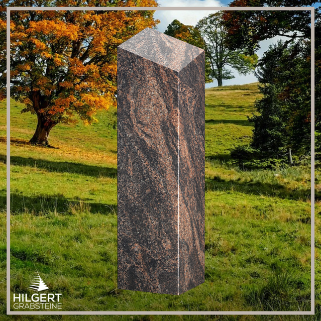 HO-LI-A028 | Hilgert Grabsteine | Stehender Grabstein aus Granit | auch als Urnengrabstein