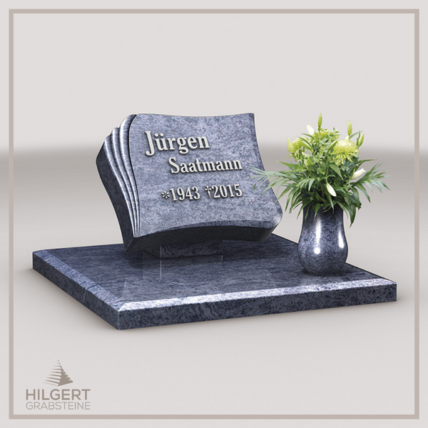 LI-LI-D185 | Hilgert Grabsteine | Liegender Grabstein | Granit