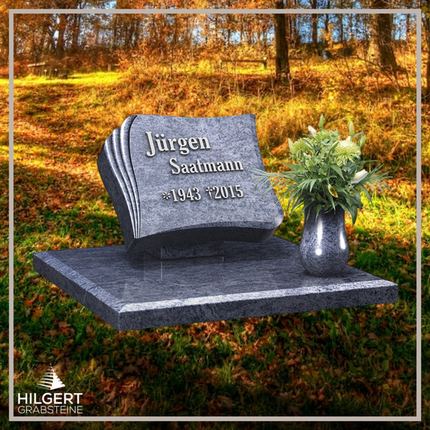 LI-LI-D185 | Hilgert Grabsteine | Liegender Grabstein | Granit