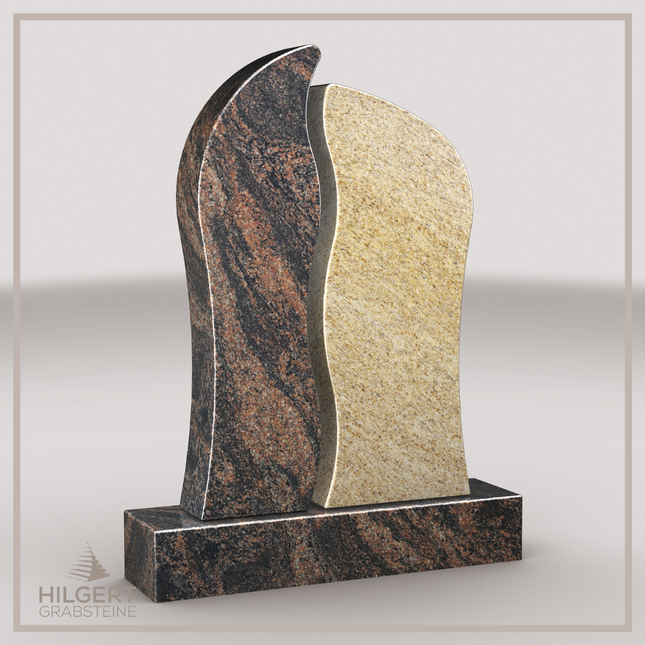 HO-LI-A030 | Hilgert Grabsteine | Stehender Grabstein aus Granit | auch als Urnengrabstein