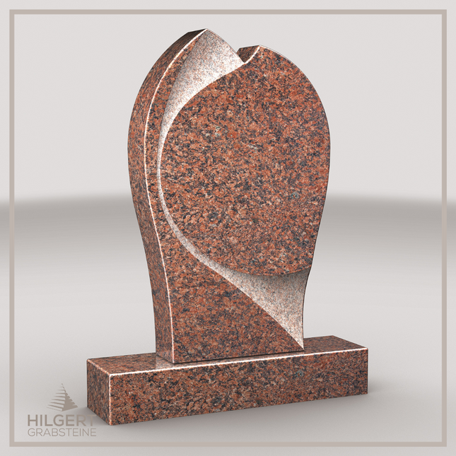 HO-LI-C115 | Hilgert Grabsteine | Stehender Grabstein aus Granit | auch als Urnengrabstein