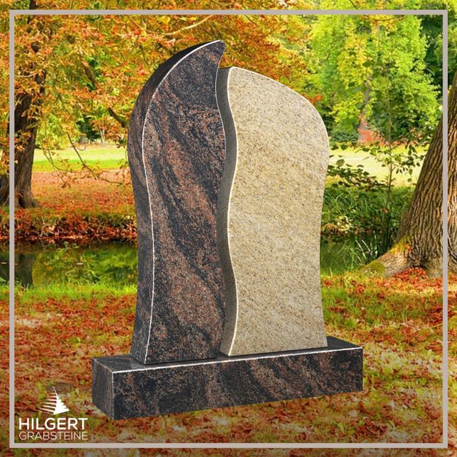 HO-LI-A030 | Hilgert Grabsteine | Stehender Grabstein aus Granit | auch als Urnengrabstein