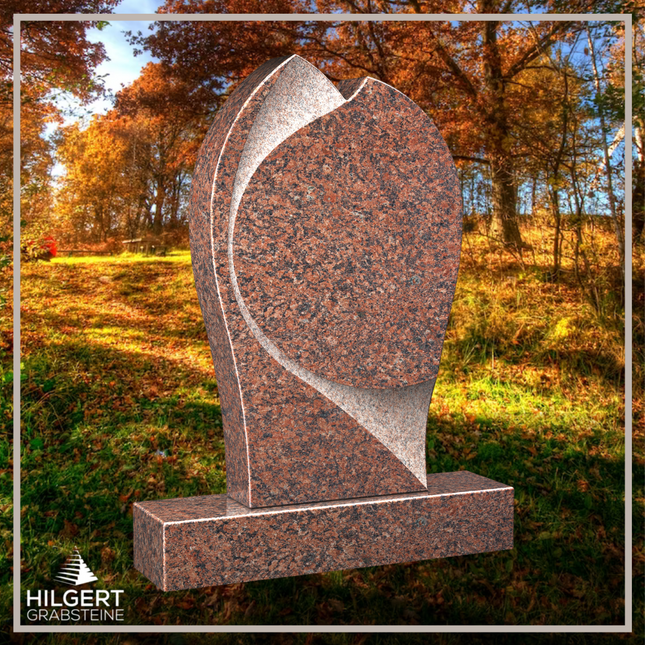 HO-LI-C115 | Hilgert Grabsteine | Stehender Grabstein aus Granit | auch als Urnengrabstein