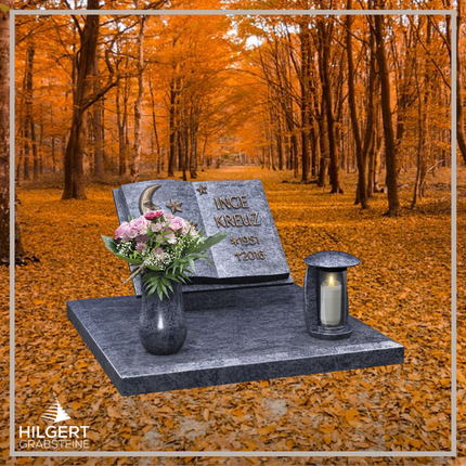 LI-LI-D204 | Hilgert Grabsteine | Liegender Grabstein | Granit