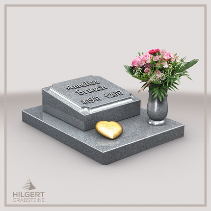 LI-LI-D206 | Hilgert Grabsteine | Liegender Grabstein | Granit