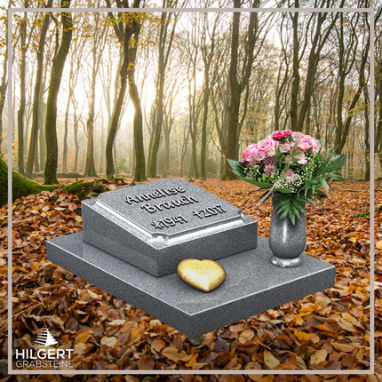 LI-LI-D206 | Hilgert Grabsteine | Liegender Grabstein | Granit