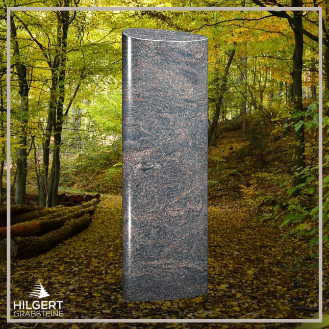 HO-LI-E038 | Hilgert Grabsteine | Stehender Grabstein aus Granit | auch als Urnengrabstein