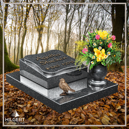LI-LI-D207 | Hilgert Grabsteine | Liegender Grabstein | Granit