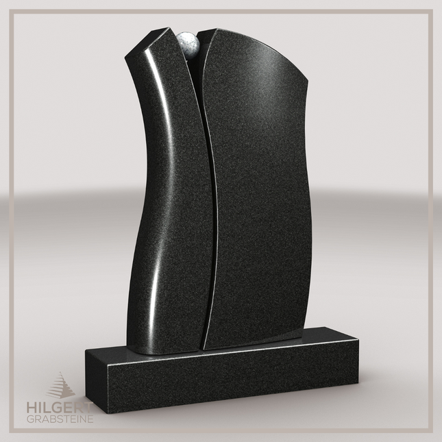 HO-LI-C119 | Hilgert Grabsteine | Stehender Grabstein aus Granit | auch als Urnengrabstein