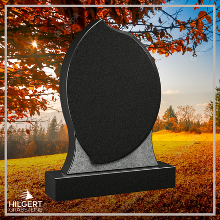 HO-LI-C044 | Hilgert Grabsteine | Stehender Grabstein aus Granit | auch als Urnengrabstein
