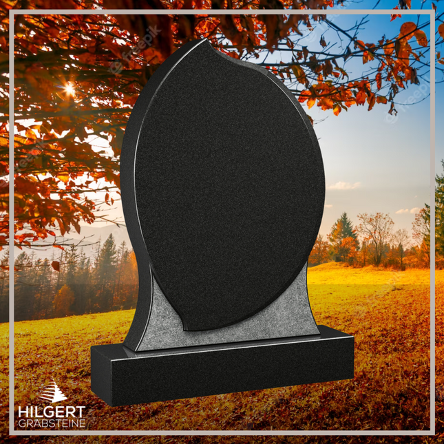 HO-LI-C044 | Hilgert Grabsteine | Stehender Grabstein aus Granit | auch als Urnengrabstein