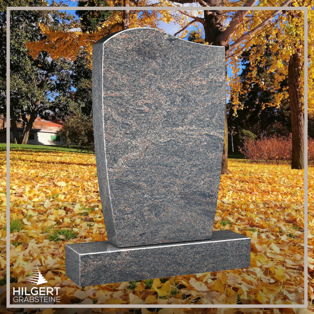 HO-LI-A002 | Hilgert Grabsteine | Stehender Grabstein aus Granit | auch als Urnengrabstein