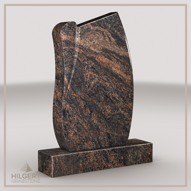 HO-LI-C124 | Hilgert Grabsteine | Stehender Grabstein aus Granit | auch als Urnengrabstein