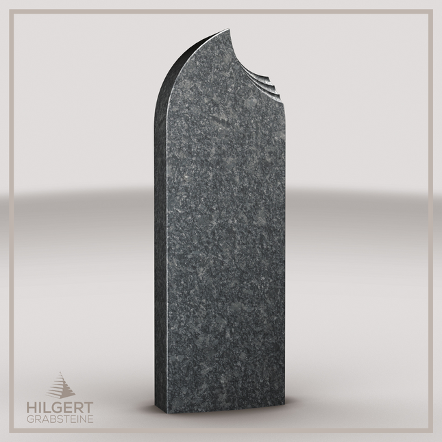 HO-LI-E045 | Hilgert Grabsteine | Stehender Grabstein aus Granit | auch als Urnengrabstein