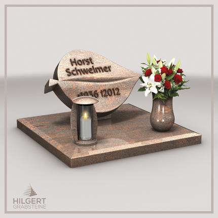 LI-LI-E006 | Hilgert Grabsteine | Liegender Grabstein | Granit