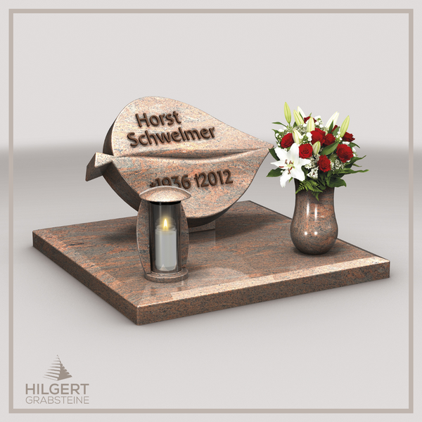 LI-LI-E006 | Hilgert Grabsteine | Liegender Grabstein | Granit