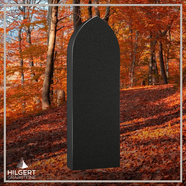 HO-LI-A036 | Hilgert Grabsteine | Stehender Grabstein aus Granit | auch als Urnengrabstein