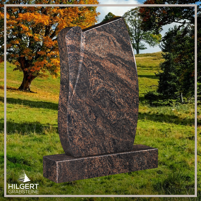 HO-LI-C124 | Hilgert Grabsteine | Stehender Grabstein aus Granit | auch als Urnengrabstein