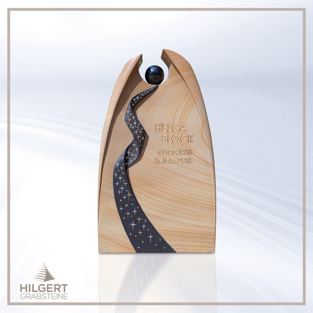 HO-HA-943 | Hilgert Grabsteine | Stehender Grabstein aus Naturstein