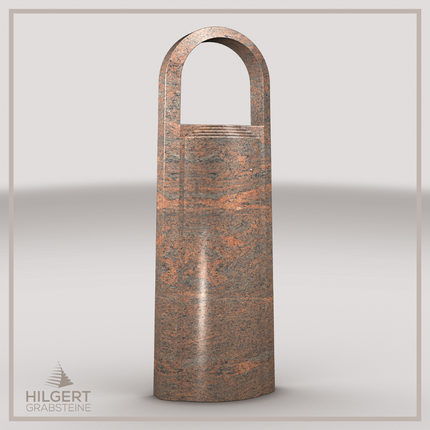HO-LI-E054 | Hilgert Grabsteine | Stehender Grabstein aus Granit | auch als Urnengrabstein
