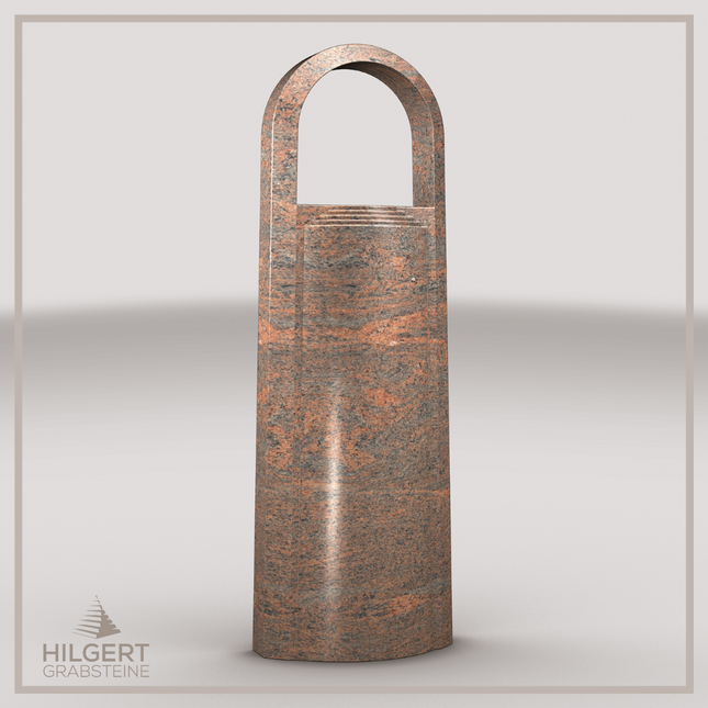HO-LI-E054 | Hilgert Grabsteine | Stehender Grabstein aus Granit | auch als Urnengrabstein