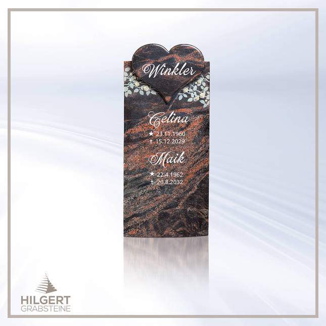 HO-HA-962 | Hilgert Grabsteine | Stehender Grabstein aus Naturstein