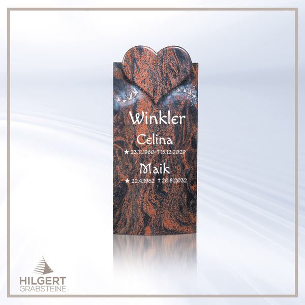 HO-HA-962 | Hilgert Grabsteine | Stehender Grabstein aus Naturstein