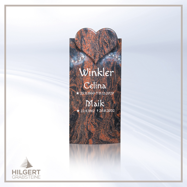 HO-HA-962 | Hilgert Grabsteine | Stehender Grabstein aus Naturstein
