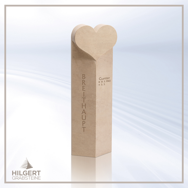 HO-HA-963 | Hilgert Grabsteine | Stehender Grabstein aus Naturstein