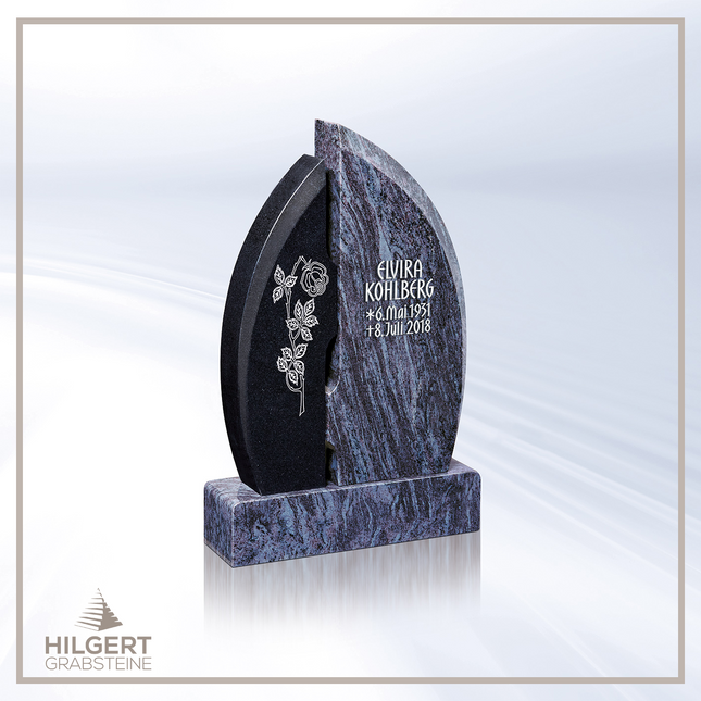 HO-HA-971 | Hilgert Grabsteine | Stehender Grabstein aus Naturstein