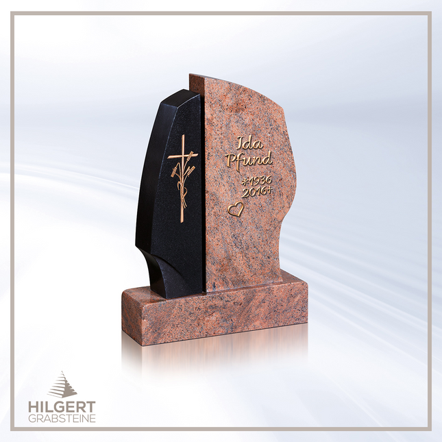 HO-HA-976 | Hilgert Grabsteine | Stehender Grabstein aus Naturstein