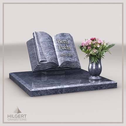 LI-LI-E033 | Hilgert Grabsteine | Liegender Grabstein | Granit