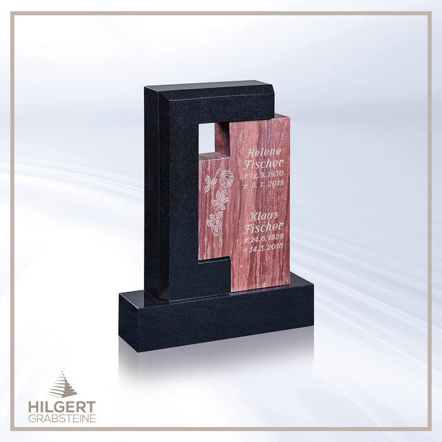 HO-HA-981 | Hilgert Grabsteine | Stehender Grabstein aus Naturstein