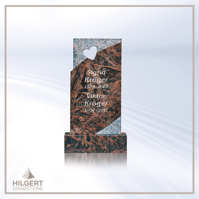 HO-HA-985 | Hilgert Grabsteine | Stehender Grabstein aus Naturstein