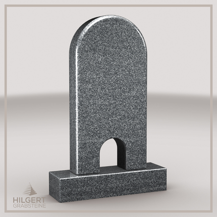 HO-LI-A040 | Hilgert Grabsteine | Stehender Grabstein aus Granit | auch als Urnengrabstein