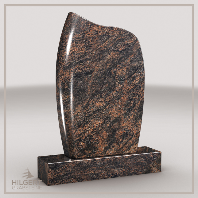 HO-LI-C127 | Hilgert Grabsteine | Stehender Grabstein aus Granit | auch als Urnengrabstein