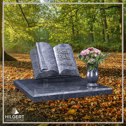 LI-LI-E033 | Hilgert Grabsteine | Liegender Grabstein | Granit